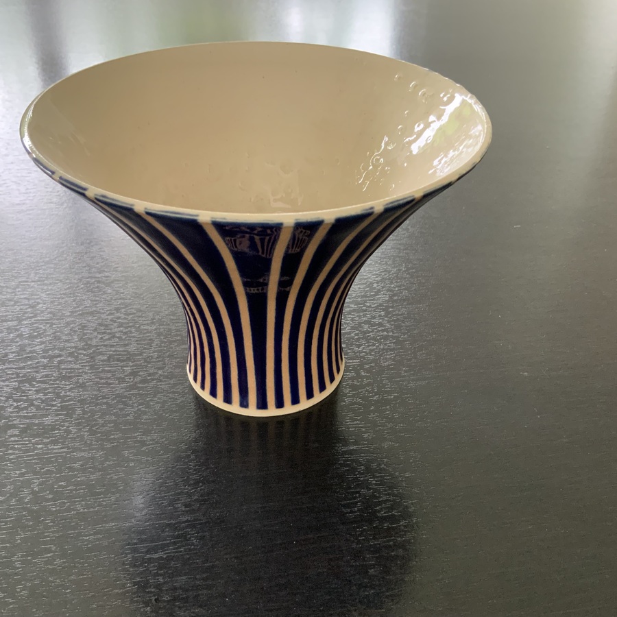 VASE »FUJI » Bleu