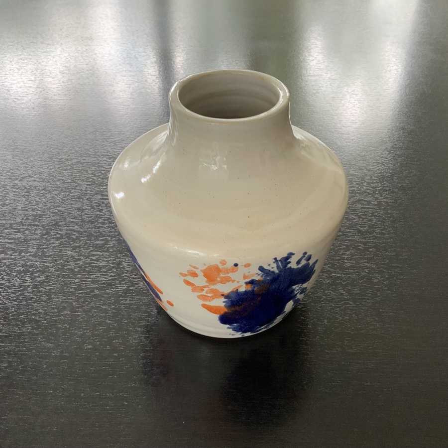 VASE « TACHES »  pièce unique 