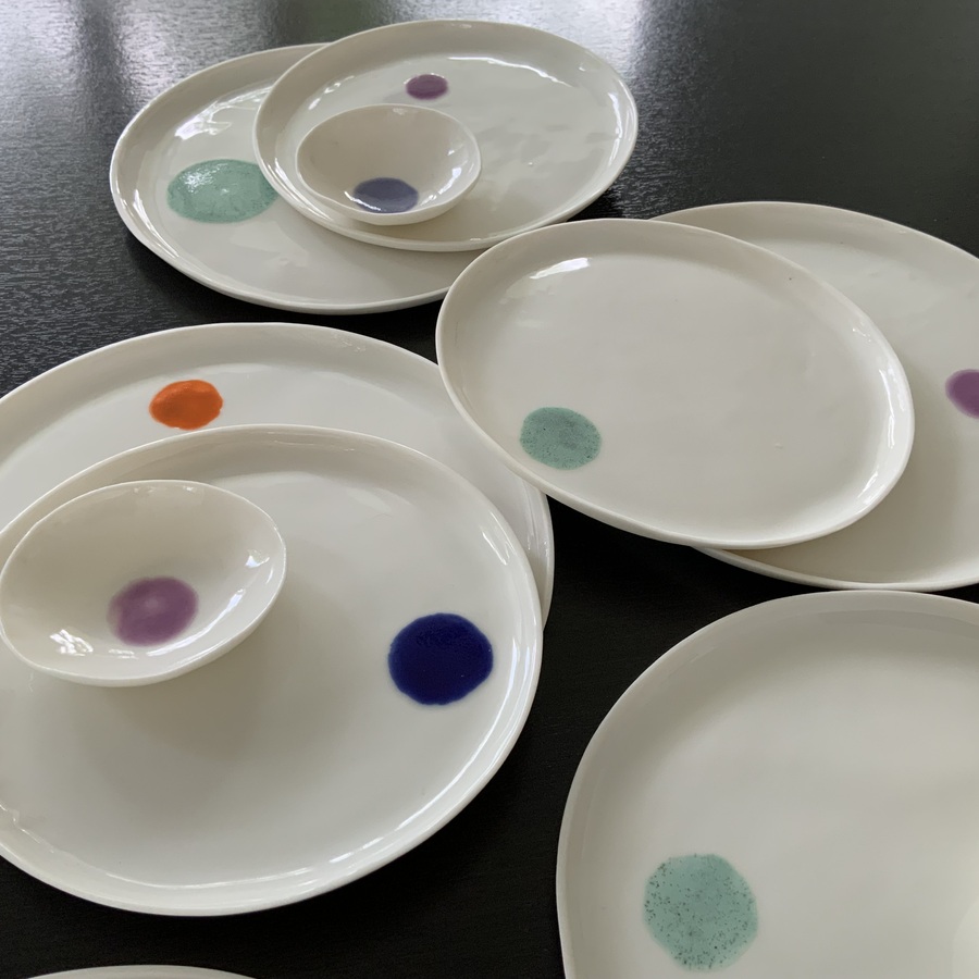 ASSIETTE PLATE « BOLA B »