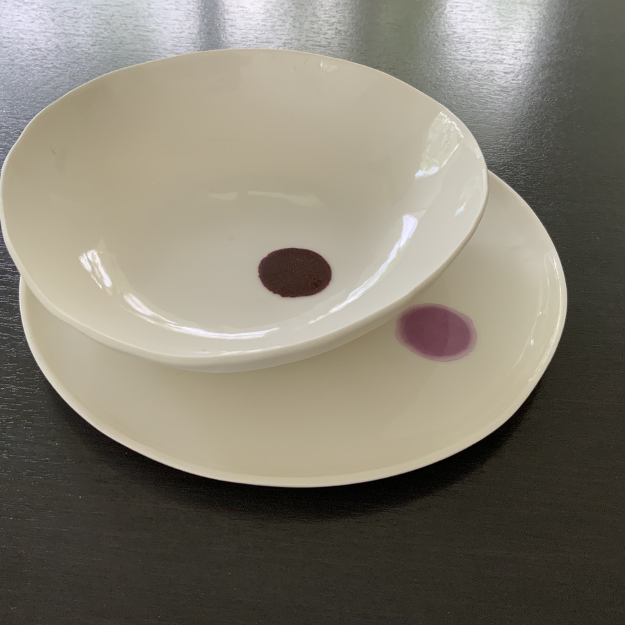 ASSIETTE CREUSE « BOLA B »