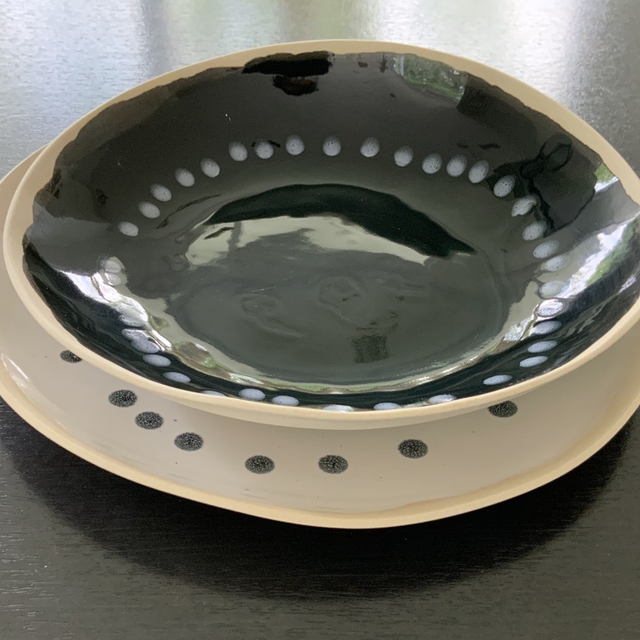 ASSIETTE PLATE « PUNTO »