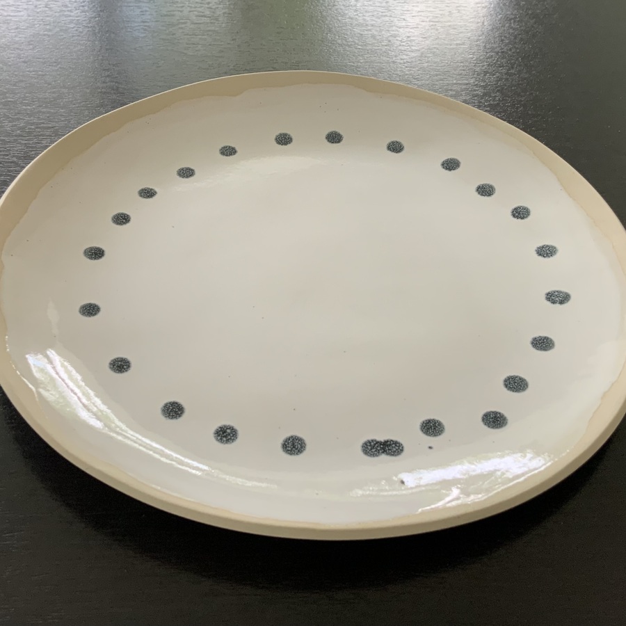 ASSIETTE PLATE « PUNTO »